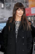 KATIE HOLMES Arrives on the Set of Good Morning America in New York 12/06/2016