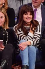KATIE HOLMES at Cleveland Cavaliers vs New York Knicks Game in New York 12/07/2016