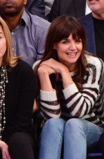 KATIE HOLMES at Cleveland Cavaliers vs New York Knicks Game in New York 12/07/2016