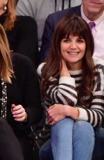 KATIE HOLMES at Cleveland Cavaliers vs New York Knicks Game in New York 12/07/2016