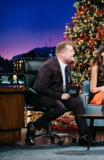 KATIE HOLMES at The Late Late Show with James Corden in Los Angeles 12/15/2016