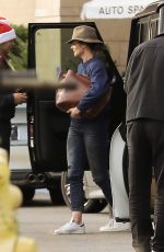 KATIE HOLMES at Westfield Topanga Mall in Canoga Park 12/21/2016