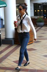 KATIE HOLMES Heading to Sundance Sunset Theaters in West Hollywood 12/11/2016