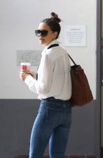 KATIE HOLMES Heading to Sundance Sunset Theaters in West Hollywood 12/11/2016