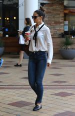 KATIE HOLMES Heading to Sundance Sunset Theaters in West Hollywood 12/11/2016