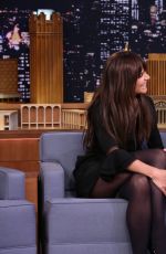 KATIE HOLMES on the Set of Tonight Show Starring Jimmy Fallon 12/06/2016