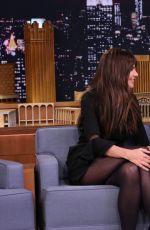 KATIE HOLMES on the Set of Tonight Show Starring Jimmy Fallon 12/06/2016