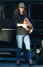 KATIE HOLMES Out and About in Los Angeles 12/19/2016