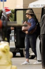KATIE HOLMES Out Shopping in Los Angeles 12/23/2016