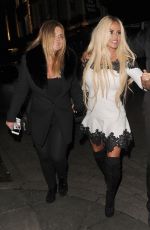 KATIE PRICE Night Out in London 11/17/2016