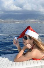 KATIE SALMON in Bikini on a Boat Trip in Spain 12/21/2016