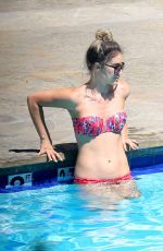 KATIE WAISSEL in Bikini at a Pool in Los Angeles 12/04/2016