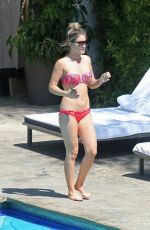 KATIE WAISSEL in Bikini at a Pool in Los Angeles 12/04/2016