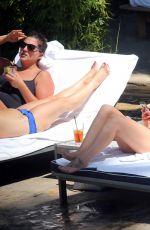 KATIE WAISSEL in Bikini at a Pool in Los Angeles 12/04/2016