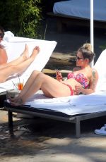 KATIE WAISSEL in Bikini at a Pool in Los Angeles 12/04/2016