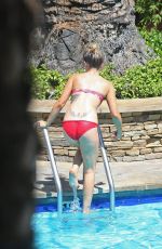 KATIE WAISSEL in Bikini at a Pool in Los Angeles 12/04/2016