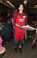 KATRINA LAW at Los Angeles Mission Christmas Celebration 12/23/2016