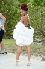 KEKE PALMER Arrives at a Boat Party in Miami 12/30/2016