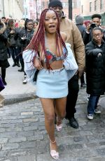 KEKE PALMER in Bikini Top Out in New York 12/16/2016