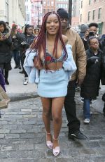KEKE PALMER in Bikini Top Out in New York 12/16/2016