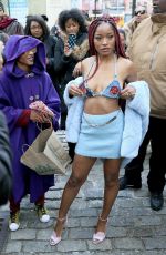 KEKE PALMER in Bikini Top Out in New York 12/16/2016