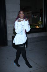 KEKE PALMER Leaves a Restaurant in New York 12/17/2016