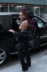 KEKE PALMER Leaves Bet Studios in New York 12/13/2016