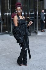 KEKE PALMER Leaves Bet Studios in New York 12/13/2016