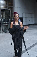 KEKE PALMER Leaves Bet Studios in New York 12/13/2016