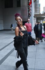 KEKE PALMER Leaves Bet Studios in New York 12/13/2016