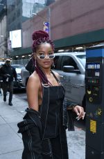 KEKE PALMER Leaves Bet Studios in New York 12/13/2016