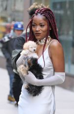 KEKE PALMER Leaves Her Hotel in New York 12/15/2016