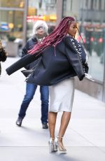 KEKE PALMER Leaves Her Hotel in New York 12/15/2016