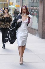 KEKE PALMER Leaves Her Hotel in New York 12/15/2016