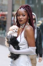 KEKE PALMER Leaves Her Hotel in New York 12/15/2016