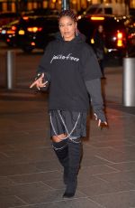 KEKE PALMER Night Out in New York 12/14/2016