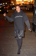 KEKE PALMER Night Out in New York 12/14/2016
