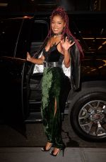 KEKE PALMER Night Out in New York 12/15/2016