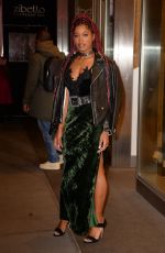 KEKE PALMER Night Out in New York 12/15/2016