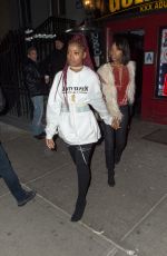 KEKE PALMER Night Out in New York 12/17/2016
