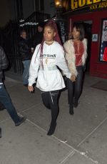 KEKE PALMER Night Out in New York 12/17/2016