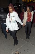 KEKE PALMER Night Out in New York 12/17/2016