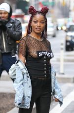 KEKE PALMER Out and About in New York 12/14/2016
