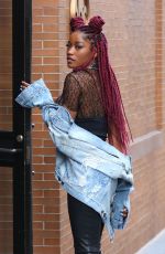 KEKE PALMER Out and About in New York 12/14/2016