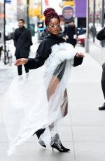 KEKE PALMER Out in New York 12/16/2016