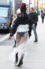 KEKE PALMER Out in New York 12/16/2016
