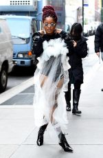 KEKE PALMER Out in New York 12/16/2016