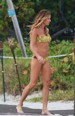 KELLY BENSIMON in Bikini at a Beach in Miami 12/02/2016