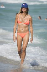 KELLY BENSIMON in Bikini on the Beach in Miami 12/25/2016