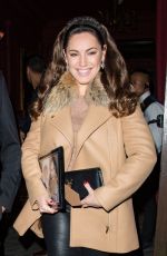 KELLY BROOK Leaves Steam & Rye in London 12/22/2016